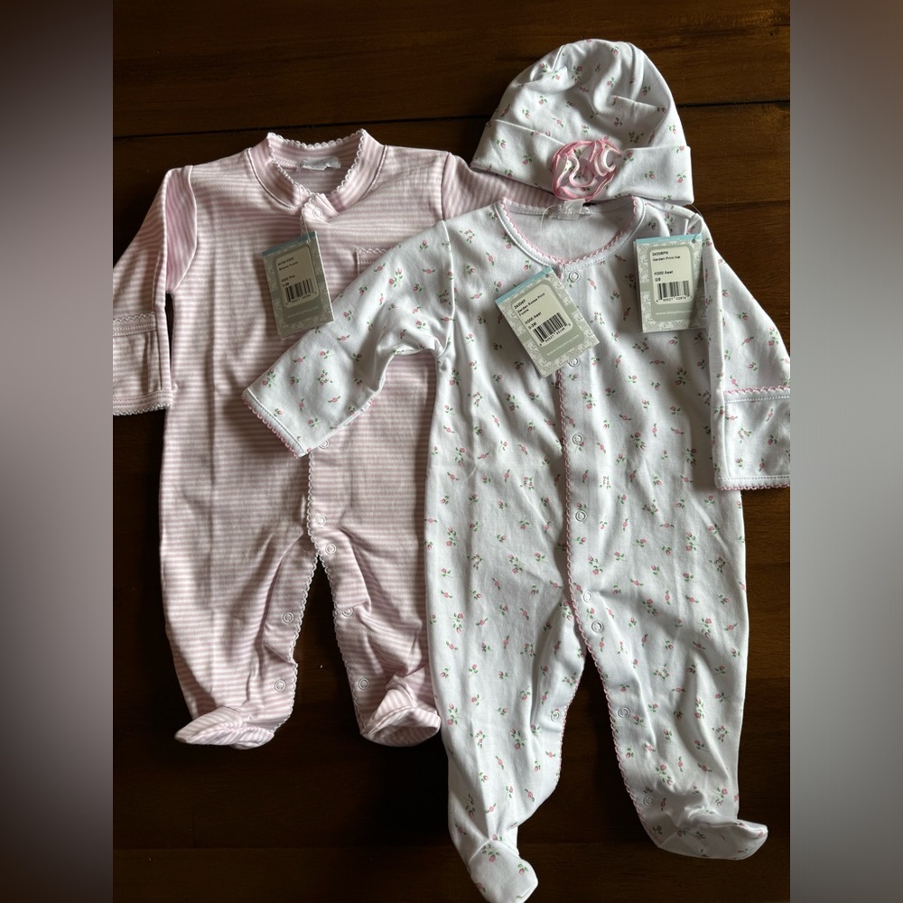 Kissy Kissy snap footie pajamas / 0-3 months / new with tags